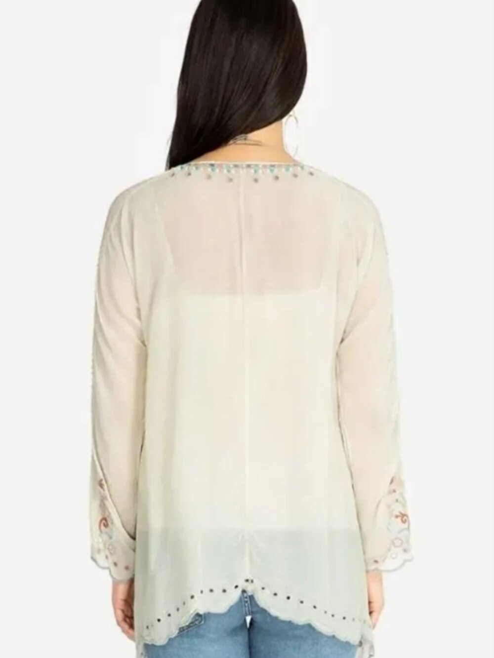 Johnny Was LENA TUNIC shell size small - Picture 7 of 9